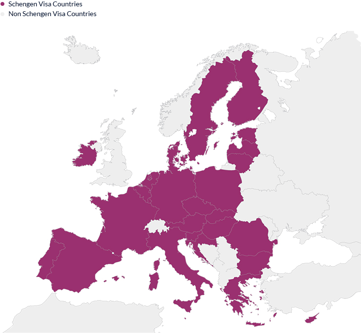 Страны Шенгенской зоны